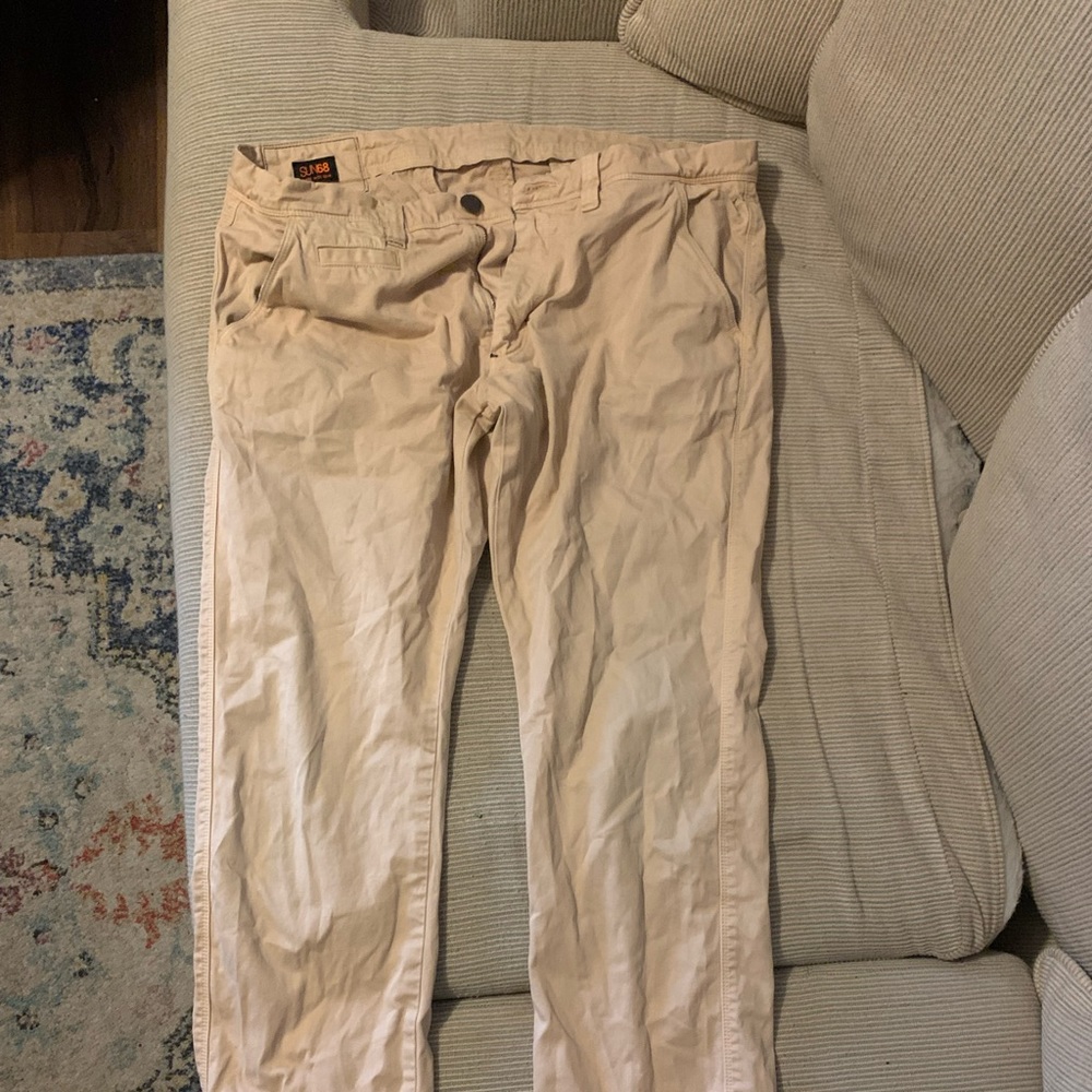 Sun68 Men’s Khaki Pants (36 Waist)